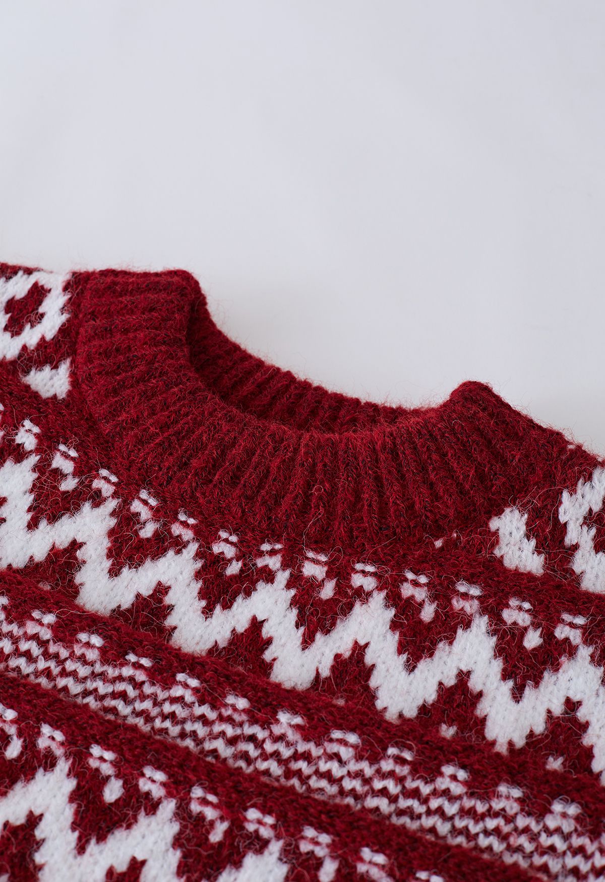 Fancy Fair Isle Chunky Knit Sweater