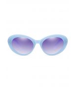 Retro Full Rim Cat-Eye Sunglasses in Blue